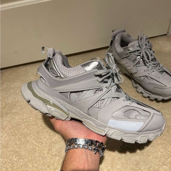 Balenciaga Gray Track Sneakers - Picture 1 of 10